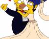 Фейсбук стикер - Хоумър и Мардж танцуват