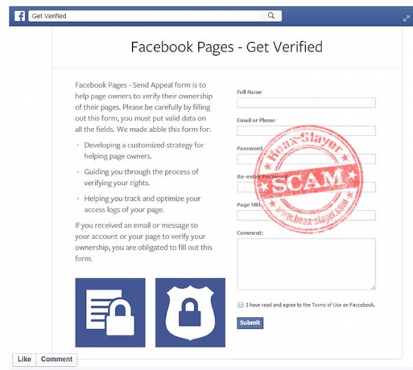 Измама във Facebook ви кара да повярвате, че сте нарушили авторски права