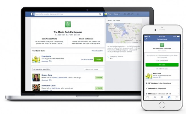 Facebook ще пита потребителите си дали са добре след бедствие