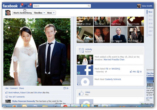 Facebook вече промотира сватби и годежи
